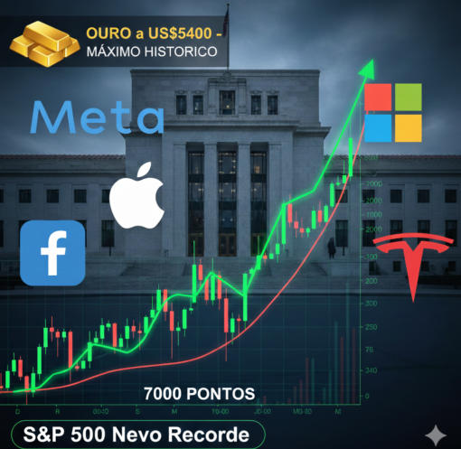 Wall Street em Equilíbrio: S&P 500 Estabiliza Após Recorde e Fed Mantém Taxas de Juro