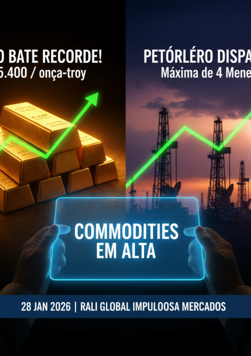 alta do ouro e do petróleo